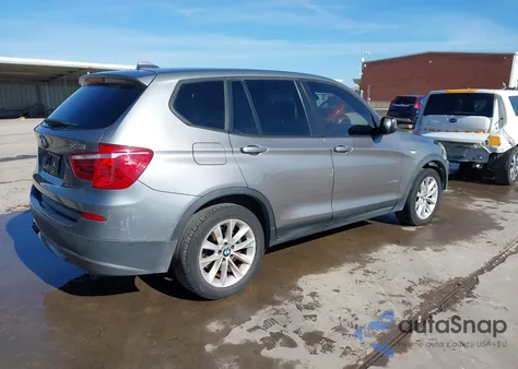 2013 BMW X3 xDrive28I from USA, damaged, VIN 5UXWX9C52D0A28133